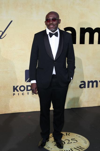 British fashion editor Edward Enninful arrives to attend the annual American Foundation for AIDS Research amfAR Gala Cannes 2025 at the Hotel du Cap-Eden-Roc in Cap d'Antibes, southern France, on the sidelines of the 78th Cannes Film Festival, on May 22, 2025. (Photo by Sameer AL-DOUMY / AFP)