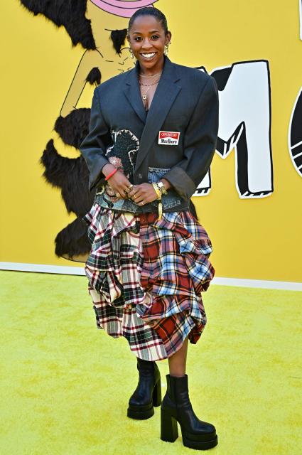 US actress Kenna Wright attends the premiere of Netflix's "Big Mouth", Season 8, at the Egyptian Theater in Los Angeles on May 22, 2025. (Photo by Frederic J. BROWN / AFP)