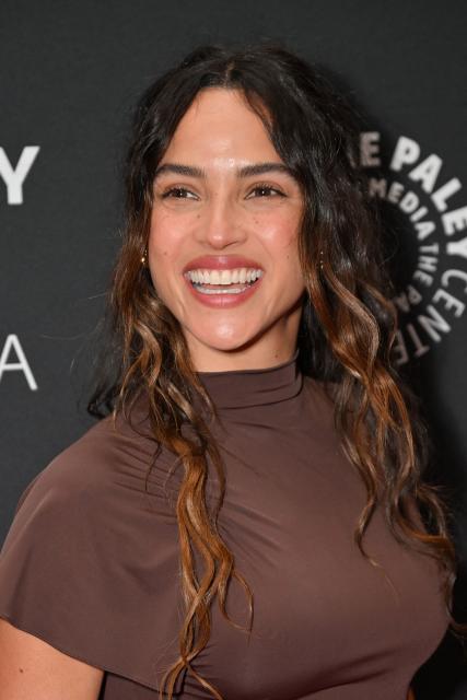 US actress Adria Arjona attends PaleyLive "An Evening with Andor" at the Writers Guild Theater in Beverly Hills, California on May 30, 2025. (Photo by Robyn Beck / AFP)