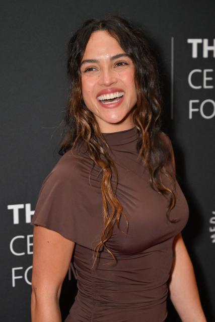 US actress Adria Arjona attends PaleyLive "An Evening with Andor" at the Writers Guild Theater in Beverly Hills, California on May 30, 2025. (Photo by Robyn Beck / AFP)