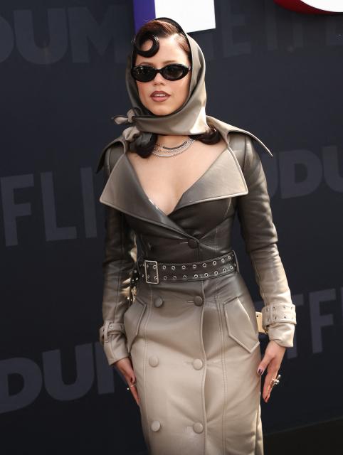US actress Jenna Ortega attends "Netflix TUDUM 2025: The Live Event" at the Kia Forum in Inglewood, California, on May 31, 2025. (Photo by Michael Tran / AFP)