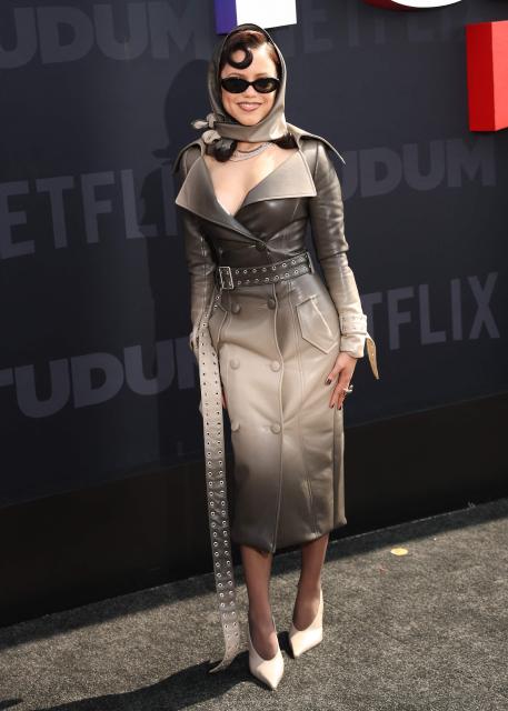 US actress Jenna Ortega attends "Netflix TUDUM 2025: The Live Event" at the Kia Forum in Inglewood, California, on May 31, 2025. (Photo by Michael Tran / AFP)