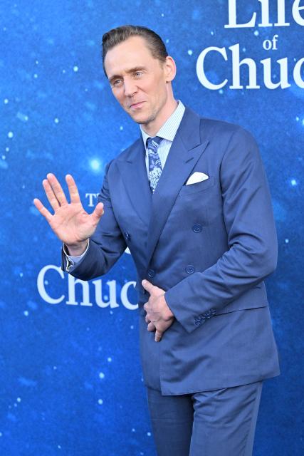 British actor Tom Hiddleston attends the US premiere of "The Life of Chuck" at the Hollywood Legion theatre in Los Angeles on June 2, 2025. (Photo by Robyn Beck / AFP)