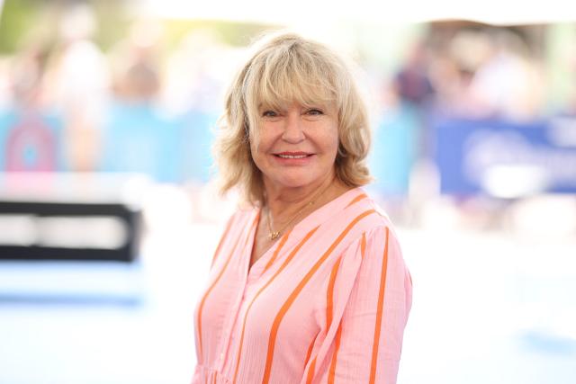 French actress Marie Vincent poses during a photocall for the TV series "En famille" as part of the 64th Monte-Carlo Television Festival in the principality of Monaco on June 15, 2025. (Photo by Valery HACHE / AFP)