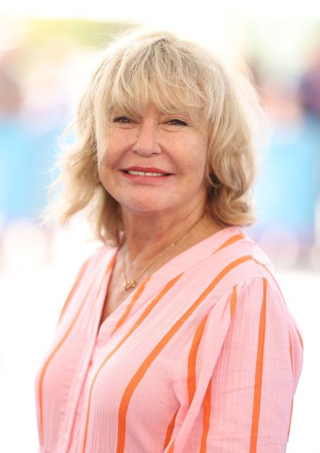 French actress Marie Vincent poses during a photocall for the TV series "En famille" as part of the 64th Monte-Carlo Television Festival in the principality of Monaco on June 15, 2025. (Photo by Valery HACHE / AFP)