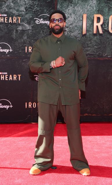 US actor LaRoyce Hawkins attends the launch of Marvel Television's upcoming new series "Ironheart" at the El Capitan Theatre in Los Angeles on June 23, 2025. (Photo by VALERIE MACON / AFP)