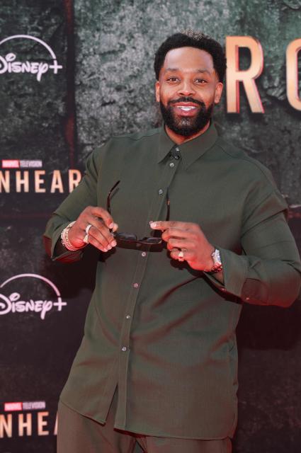 US actor LaRoyce Hawkins attends the launch of Marvel Television's upcoming new series "Ironheart" at the El Capitan Theatre in Los Angeles on June 23, 2025. (Photo by VALERIE MACON / AFP)