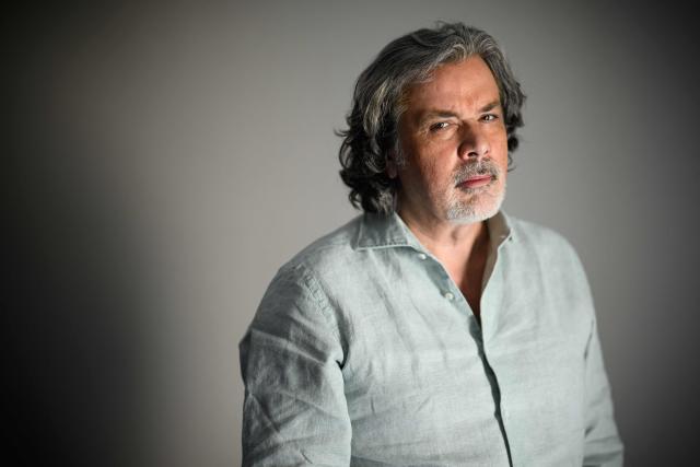 French film director Christophe Barratier poses on the sidelines of the Cinema and Film Music La Baule festival, in La Baule, western France, on June 28, 2025. (Photo by Loic VENANCE / AFP)