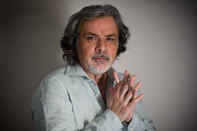 French film director Christophe Barratier poses on the sidelines of the Cinema and Film Music La Baule festival, in La Baule, western France, on June 28, 2025. (Photo by Loic VENANCE / AFP)