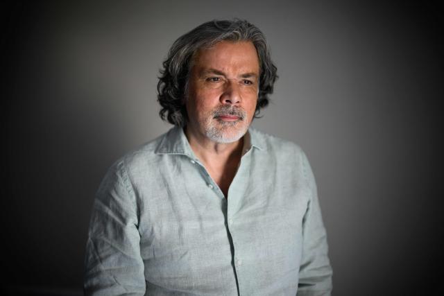 French film director Christophe Barratier poses on the sidelines of the Cinema and Film Music La Baule festival, in La Baule, western France, on June 28, 2025. (Photo by Loic VENANCE / AFP)