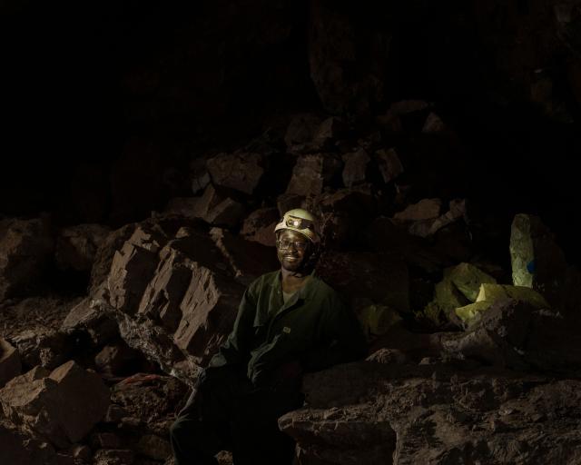 Tebogo Makhubela, a South African geologist recipient of one of the prestigious National Geographic 2025 Wayfinder Awards, poses for a portrait inside the The Rising Star cave, in The Cradle of Humankind area, on June 26, 2025. Makhubela now leads a research team working to uncover ancient clues of human evolution.
His turf lies below the surface of the Earth, in the limestone caves of South Africa's Cradle of Humankind, a UNESCO World Heritage Site about 50 kilometres (30 miles) northwest of Johannesburg. (Photo by MARCO LONGARI / AFP)