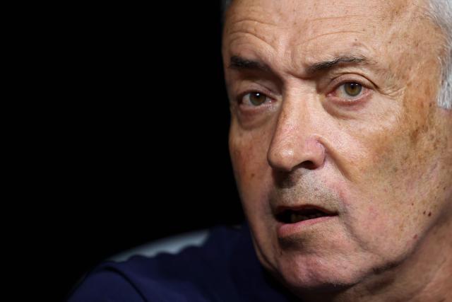 Monterrey's Spanish head coach Domenec Torrent looks on ahead of the FIFA Club World Cup 2025 round of 16 football match between Germany's Borussia Dortmund and Mexico's Monterrey at the Mercedes-Benz Stadium in Atlanta on July 1, 2025. (Photo by Charly TRIBALLEAU / AFP)