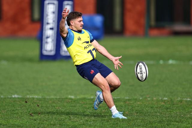 France’s Baptiste Jauneau takes part in a training session in Auckland on July 2, 2025, ahead of their three-match international rugby series against New Zealand, with the first Test match to be played in Dunedin on July 5. (Photo by DAVID ROWLAND / AFP)