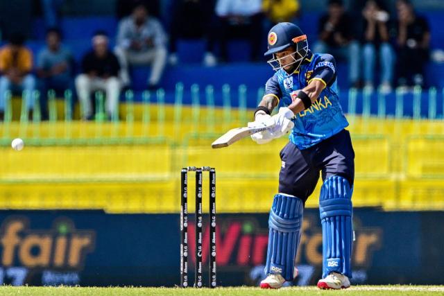 Sri Lanka's Pathum Nissanka plays a shot during the first one-day international (ODI) cricket match between Sri Lanka and Bangladesh at the R. Premadasa International Cricket Stadium in Colombo on July 2, 2025. during the first one-day international (ODI) cricket match between Sri Lanka and Bangladesh at the R. Premadasa International Cricket Stadium in Colombo on July 2, 2025. (Photo by Ishara S. KODIKARA / AFP)