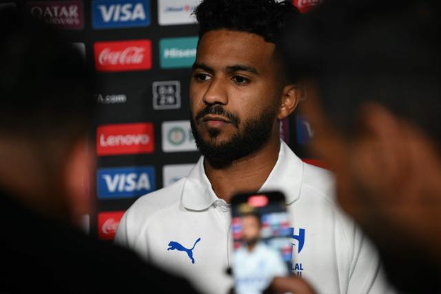 Al Hilal's Saudi midfielder #07 Khalid Al-Ghannam looks on during a press conference at the Camping World Stadium in Orlando on July 3, 2025, ahead of the FIFA Club World Cup 2025 quarterfinal football match between Brazil's Fluminense and Saudi Arabia's Al-Hilal on July 4. (Photo by Paul ELLIS / AFP)