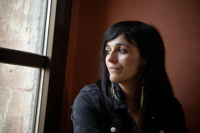 The Mayor Silvia Orriols poses for a photograph in the town hall of Ripoll, north of Barcelona, on June 10, 2025. Silvia Orriols, a 40-year-old former administrative worker, was virtually unknown beyond Ripoll when this quiet place of 10,700 inhabitants was thrust into the international spotlight in 2017, as it emerged that the perpetrators of the jihadist attacks that left 16 people dead in Barcelona and Cambrils, mostly young men of Moroccan descent, had grown up there. Six years later, Orriols secured 30.7% of the vote in the municipal elections with the newly founded ultranationalist and Islamophobic political party Alianca Catalana (Catalan Alliance), which won its first mayoralty after opposition parties failed to reach an agreement to block the far-right group. (Photo by Josep LAGO / AFP)