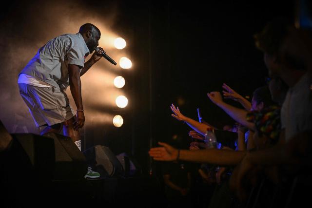 US rapper Kevin Mercer of De La Soul band performs on stage during the 79th edition of the Les Nuits de Fourviere at the Theatre Antique de Lyon Fourviere in Lyon, eastern France, on July 5,2025. (Photo by OLIVIER CHASSIGNOLE / AFP)