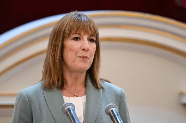 Britain's Chancellor of the Exchequer Rachel Reeves delivers her keynote speech during the Financial and Professional Services Dinner, hosted by the Lord Mayor of the City London, at Mansion House, in the City of London, on July 15, 2025. (Photo by JUSTIN TALLIS / AFP)