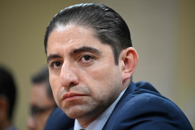 Former anti-corruption prosecutor Stuardo Campo looks on as he listens to the sentence during a hearing at the Palace of Justice in Guatemala City on July 18, 2025. A criminal court in Guatemala acquitted three former anti-corruption prosecutors on Friday, who were accused of failing to fulfill their duties, victims of proceedings initiated by the prosecution, and criticized by the international community. (Photo by JOHAN ORDONEZ / AFP)