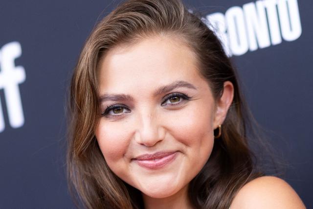 English actress Mia McKenna-Bruce attends the world premiere of "The Fence" at the Royal Alexandra Theater during the Toronto International Film Festival (TIFF) in Toronto, Ontario, on September 10, 2025. (Photo by VALERIE MACON / AFP)