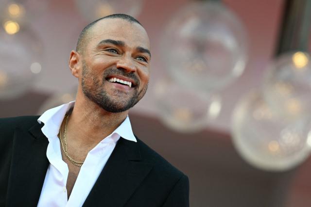 US actor Jesse Williams attends the red carpet for the movie "Frankenstein" presented in competition at the 82nd International Venice Film Festival, at Venice Lido on August 30, 2025. (Photo by Tiziana FABI / AFP)
