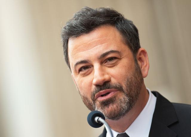 (FILES) TV host Jimmy Kimmel attends the ceremony honoring Snoop Dogg with a Star on Hollywood Walk of Fame, in Hollywood, California on November 19, 2018. Jimmy Kimmel's late-night show was pulled from the air on September 17, 2025, hours after the US government threatened to cancel broadcasting licenses because of comments the host made about the killing of conservative influencer Charlie Kirk. The stunning move by network ABC to remove one of America's most influential late-night shows was blasted by critics as government censorship but celebrated by Donald Trump, who has long chafed at the comedians who mock him. (Photo by VALERIE MACON / AFP)
