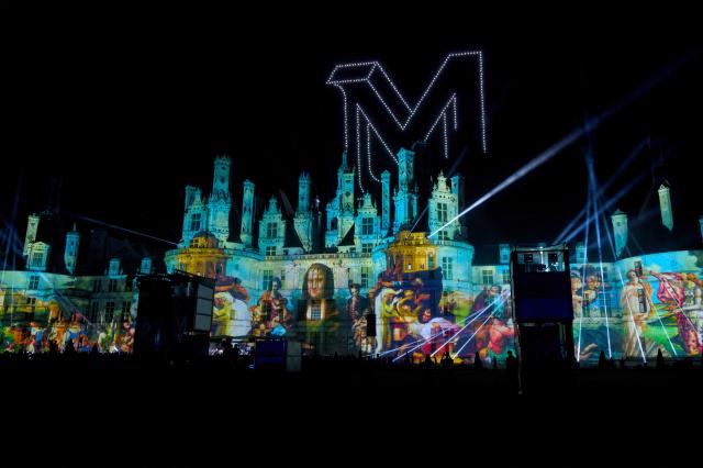 French DJ Michael Canitrot performs at the Chateau de Chambord for the opening of the Heritage Days on September 19, 2025, notably to fund renovation work. (Photo by GUILLAUME SOUVANT / AFP)