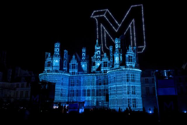 French DJ Michael Canitrot performs at the Chateau de Chambord for the opening of the Heritage Days on September 19, 2025, notably to fund renovation work. (Photo by GUILLAUME SOUVANT / AFP)