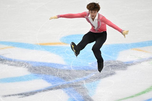 Malaysia's Fang Ze Zeng competes in the men's short program during the ISU Skate to Milano Figure Skating Qualifier 2025 in Beijing on September 20, 2025. (Photo by ADEK BERRY / AFP)
