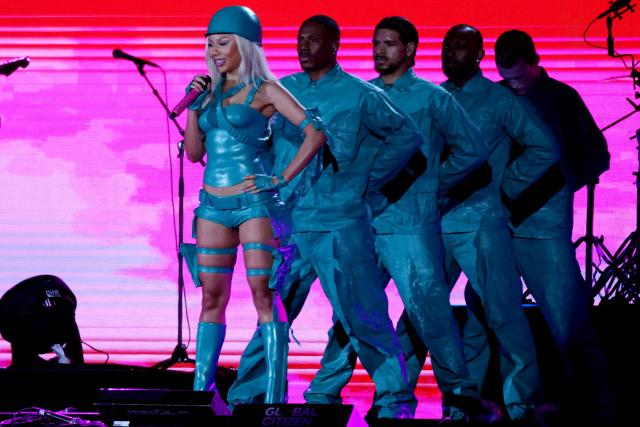 US singer songwriter Mariah the Scientist performs during the Global Citizen Festival at Central Park's Great Lawn in New York on September 27, 2025. (Photo by Leonardo MUNOZ / AFP)