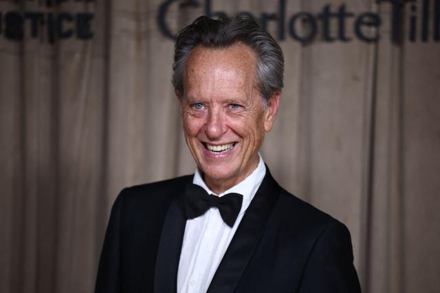 Swaziland-born British actor Richard E. Grant arrives to attend The Albies hosted by the Clooney Foundation at the Natural History Museum in London on October 3, 2025. The Clooney Foundation for Justice (CFJ), provides free legal support in defense of free speech and women’s rights in more than 40 countries. The Albies is the Clooney Foundation for Justice's annual event honoring courageous defenders of justice. (Photo by HENRY NICHOLLS / AFP)