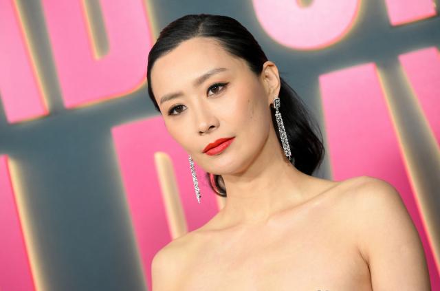 Chinese-US actress Fala Chen attends the Los Angeles special screening of Netflix's "Ballad of a Small Player" at the Egyptian Theatre Hollywood in Los Angeles on October 14, 2025. (Photo by Robyn Beck / AFP)
