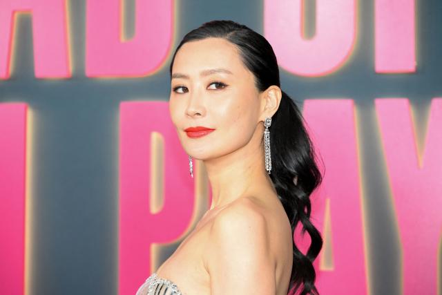Chinese-US actress Fala Chen attends the Los Angeles special screening of Netflix's "Ballad of a Small Player" at the Egyptian Theatre Hollywood in Los Angeles on October 14, 2025. (Photo by Robyn Beck / AFP)