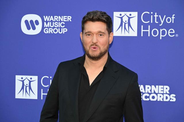 Canadian singer Michael Bublé attends the City of Hope's 2025 Spirit of Life Gala in Los Angeles, California, October 15, 2025. (Photo by Robyn Beck / AFP)