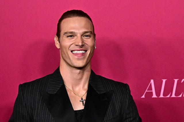 US actor Matthew Noszka attends the world premiere of the Hulu original series "All's Fair" at the DGA Theater in Los Angeles on October 16, 2025. (Photo by Frederic J. Brown / AFP)