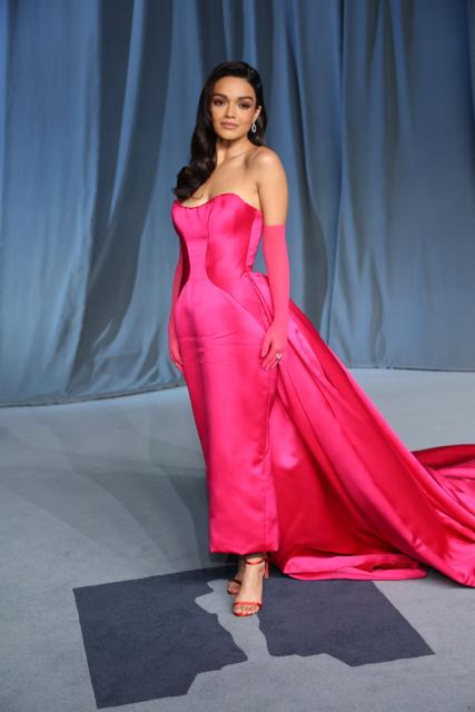 US actress and singer Rachel Zegler attends the Academy Museum Gala at the Academy Museum of Motion Pictures in Los Angeles on October 18, 2025. (Photo by VALERIE MACON / AFP)