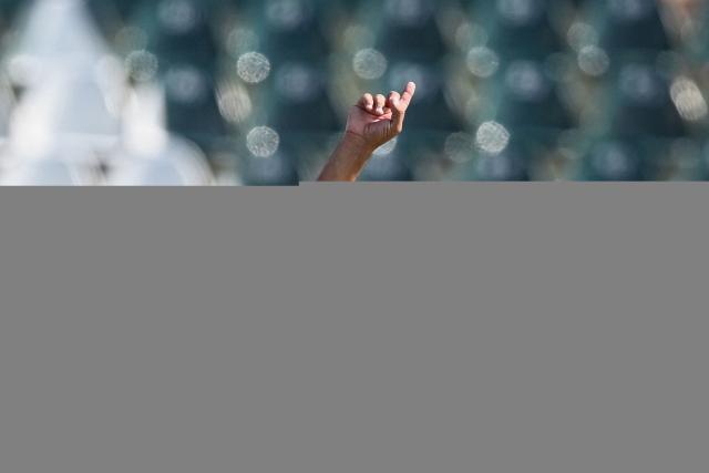 Pakistan's Asif Afridi celebrates after taking the wicket of South Africa's Tristan Stubbs during the third day of the second Test cricket match between Pakistan and South Africa at the Rawalpindi Cricket Stadium in Rawalpindi on October 22, 2025. (Photo by Aamir QURESHI / AFP)