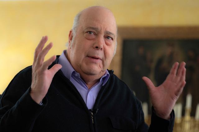 Colombian Ambassador in the US Daniel Garcia-Pena gestures during an interview with AFP in Bogota on October 22, 2025. Garcia-Pena said US is "slandering" Colombia's leftist President Gustavo Petro, whom Donald Trump has called a "drug trafficking leader," during an interview with AFP. (Photo by Luis ACOSTA / AFP)