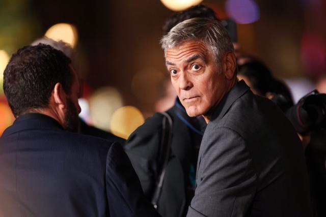 US actor George Clooney attends the AFI opening night premiere of "Jay Kelly" at the TCL Chinese Theatre in Hollywood, California on October 23, 2025. (Photo by VALERIE MACON / AFP)