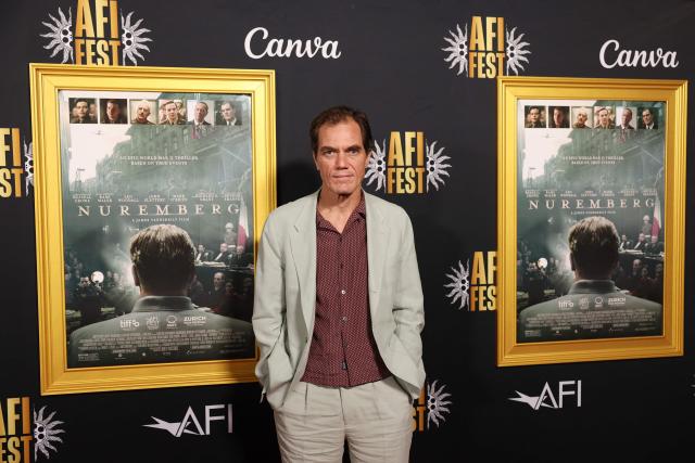 US actor Michael Shannon attends the AFI premiere of "Nuremberg"  at the TCL Chinese Theatre in Hollywood, California on October 24, 2025. (Photo by Patrick T. Fallon / AFP)