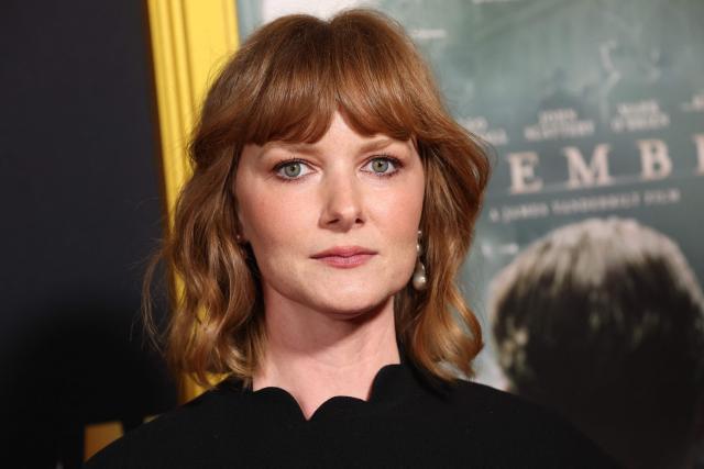 US actress Wrenn Schmidt attends the AFI premiere of "Nuremberg"  at the TCL Chinese Theatre in Hollywood, California on October 24, 2025. (Photo by Patrick T. Fallon / AFP)