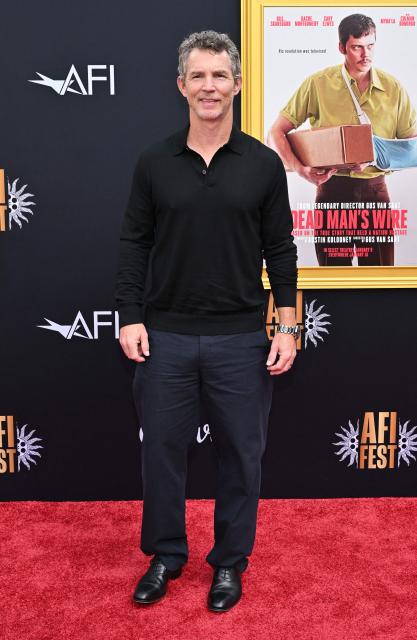 US actor Shawn Hatosy attends the AFI premiere of "Dead Man's Wire" at the TCL Chinese Theatre in Hollywood, California on October 25, 2025. (Photo by LISA O'CONNOR / AFP)