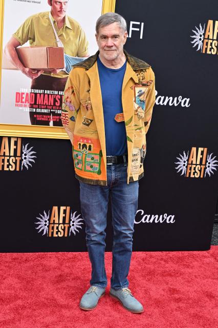 US director Gus Van Sant attends the AFI premiere of his movie "Dead Man's Wire" at the TCL Chinese Theatre in Hollywood, California on October 25, 2025. (Photo by LISA O'CONNOR / AFP)