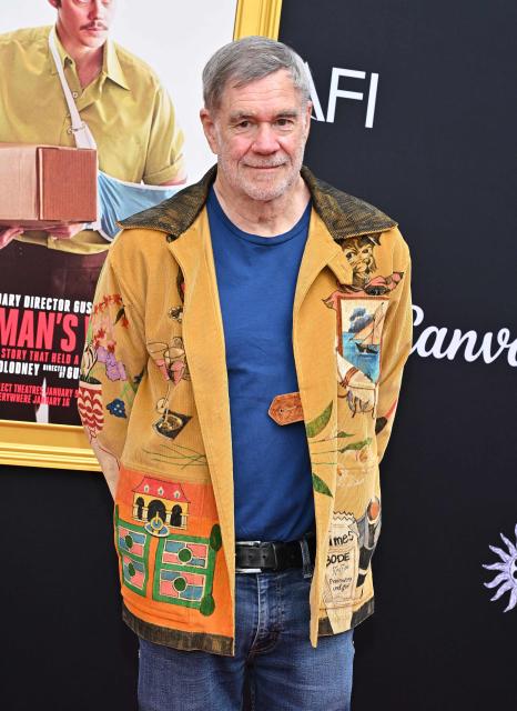 US director Gus Van Sant attends the AFI premiere of his movie "Dead Man's Wire" at the TCL Chinese Theatre in Hollywood, California on October 25, 2025. (Photo by LISA O'CONNOR / AFP)