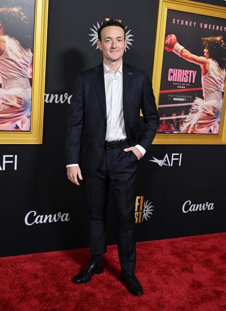 US actor Coleman Pedigo attends the AFI premiere of "Christy" at the TCL Chinese Theatre in Hollywood, California on October 25, 2025. (Photo by LISA O'CONNOR / AFP)