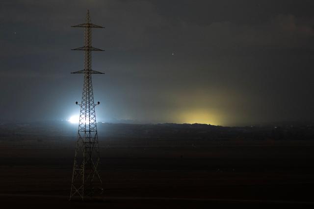 Smoke raises after an Israeli army strike in Northern Gaza Strip, as seen from southern Israel, October 29,2025. Gaza's civil defence agency said Israel carried out air strikes October 28, 2025, despite an ongoing ceasefire, after accusing Hamas of attacking its troops and violating the US-brokered truce. At least 11 people were killed in strikes targeting several parts of Gaza, the agency, which operates as a rescue force under Hamas, said (Photo by FADEL SENNA / AFP)