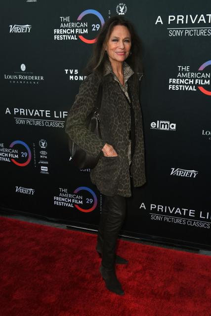 British actress Jacqueline Bisset attends the premiere of "A Private Life" on the opening night of The American French Film Festival (TAFFF) at the DGA Theater in Los Angeles, California on October 28, 2025. (Photo by Unique Nicole / AFP)