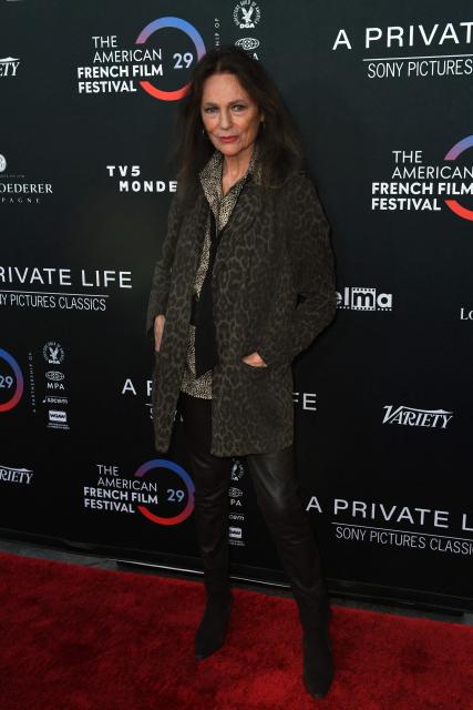 British actress Jacqueline Bisset attends the premiere of "A Private Life" on the opening night of The American French Film Festival (TAFFF) at the DGA Theater in Los Angeles, California on October 28, 2025. (Photo by Unique Nicole / AFP)