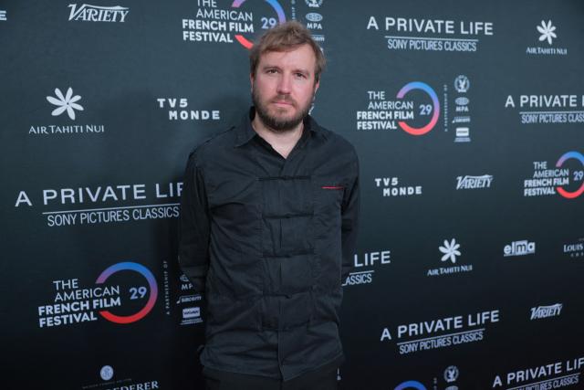 French producer Nicolas Bary attends the premiere of "A Private Life" on the opening night of The American French Film Festival (TAFFF) at the DGA Theater in Los Angeles, California on October 28, 2025. (Photo by Etienne LAURENT / AFP)