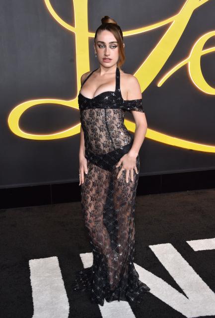 US creator, writer, director and actress Rachel Sennott attends the premiere of HBO's "I Love LA" at the Paramount Theatre in Los Angeles, California on October 28, 2025. (Photo by Chris DELMAS / AFP)